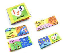 Load image into Gallery viewer, Soft Cloth Books Rustle Sound Infant Books Baby Books Quiet Books Educational Stroller Rattle Toys for Newborn Baby 0-12 month