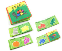 Load image into Gallery viewer, Soft Cloth Books Rustle Sound Infant Books Baby Books Quiet Books Educational Stroller Rattle Toys for Newborn Baby 0-12 month