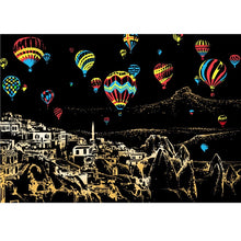 Load image into Gallery viewer, BalleenShiny Kids DIY Scratch Paintings Magic Seascape Art Drawings Baby Educational Toys Child Birthday Gifts For Boys Girls