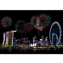 Load image into Gallery viewer, BalleenShiny Kids DIY Scratch Paintings Magic Seascape Art Drawings Baby Educational Toys Child Birthday Gifts For Boys Girls