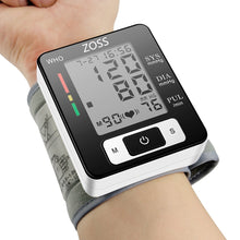 Load image into Gallery viewer, ZOSS  English or Russian Voice Cuff Wrist Sphygmomanometer Blood Presure Meter Monitor Heart Rate Pulse Portable Tonometer BP