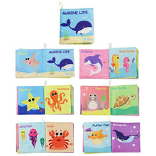 Load image into Gallery viewer, Soft Cloth Books Rustle Sound Infant Books Baby Books Quiet Books Educational Stroller Rattle Toys for Newborn Baby 0-12 month