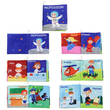 Load image into Gallery viewer, Soft Cloth Books Rustle Sound Infant Books Baby Books Quiet Books Educational Stroller Rattle Toys for Newborn Baby 0-12 month