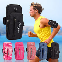 Load image into Gallery viewer, Simple Style Running Men Women Arm Bags for Phone Money Keys Outdoor Sports Arm Package Bag with Headset Hole