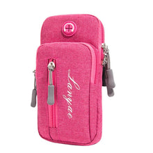 Load image into Gallery viewer, Simple Style Running Men Women Arm Bags for Phone Money Keys Outdoor Sports Arm Package Bag with Headset Hole