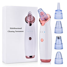 Load image into Gallery viewer, Facial Cleaner Nose Blackhead Remover Deep Pore Acne Pimple Removal Vacuum Suction Diamond T Zone Beauty Tool Face Household SPA